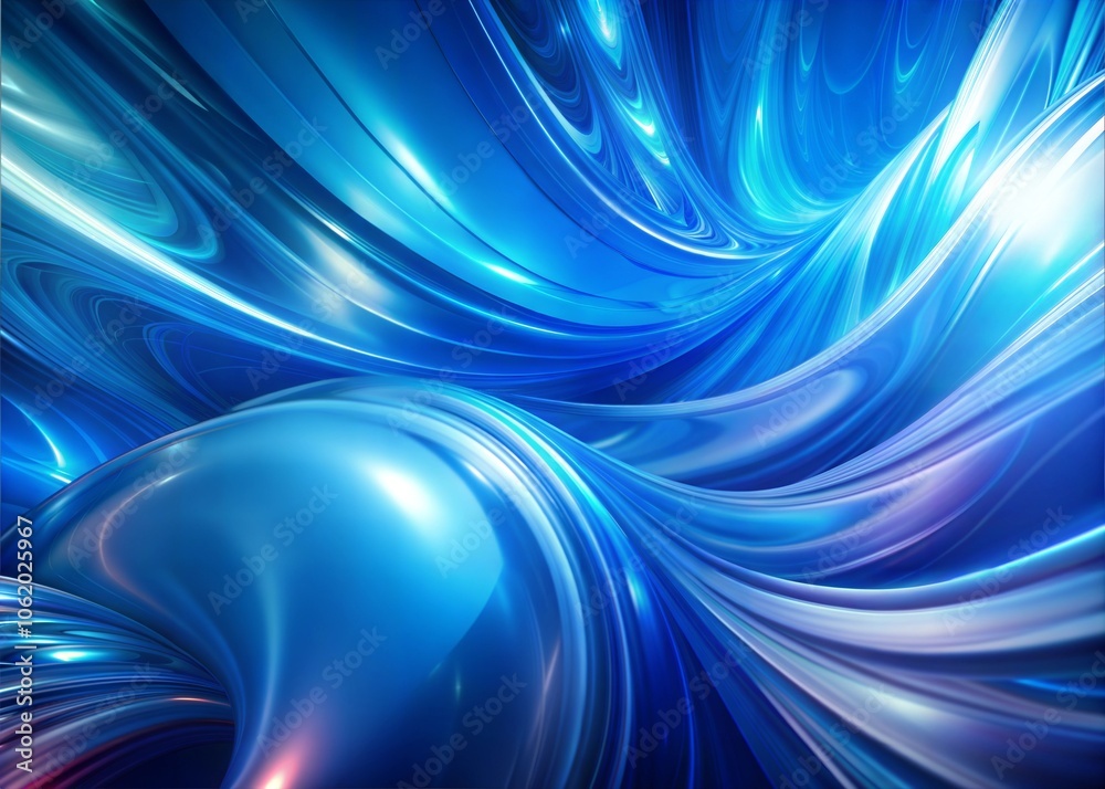 Abstract glassy background featuring bright blues and smooth textures perfect for creative digital projects Abstract glassy background featuring bright blues and smooth textures perfect for creative digital projects
