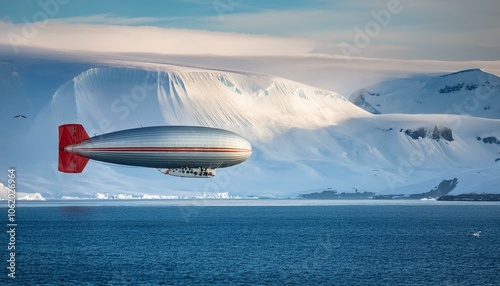 Obraz na płótnie Zeppelin airship, AI generated