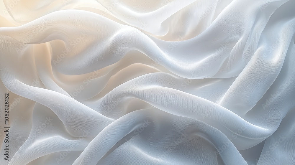 Flowing Minimalist White Wave Background Flowing Minimalist White Wave Background