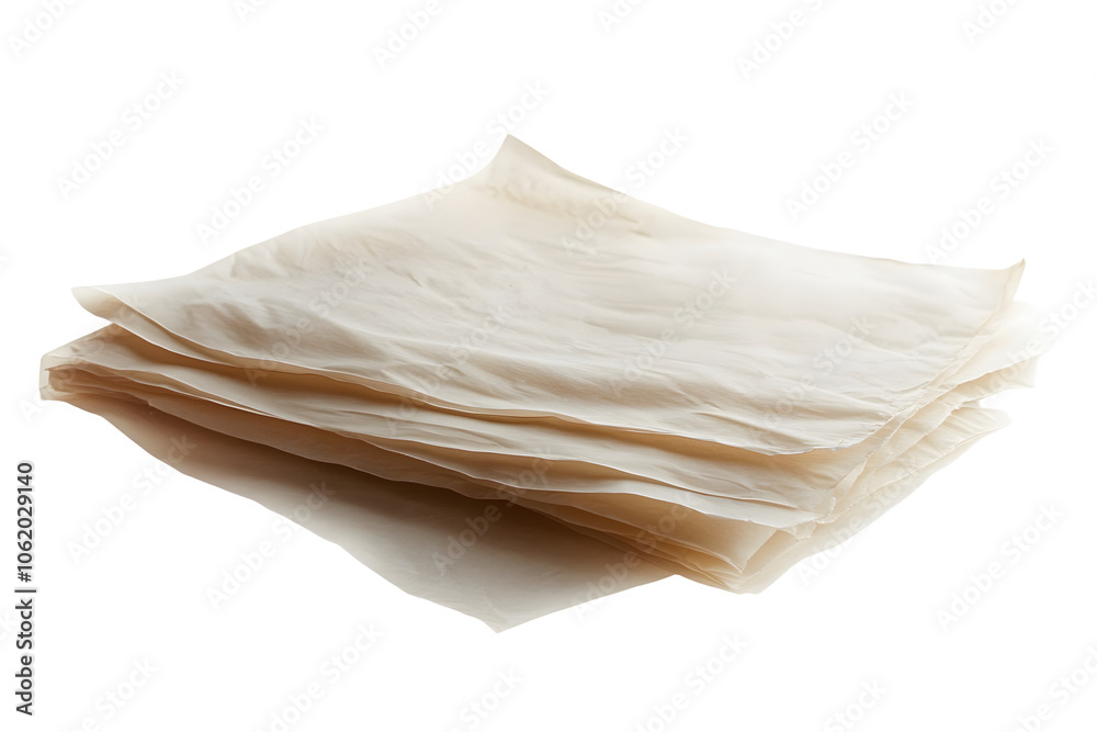 Naklejka premium PNG,Baking paper, isolated on white background