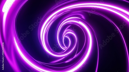 Neon light circle abstract background wallpaper