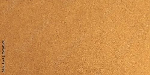 Background of brown kraft paper or cardboard texture. Abstract pattern of beige rough carton, old paper sheet, parchment or papyrus surface, vector