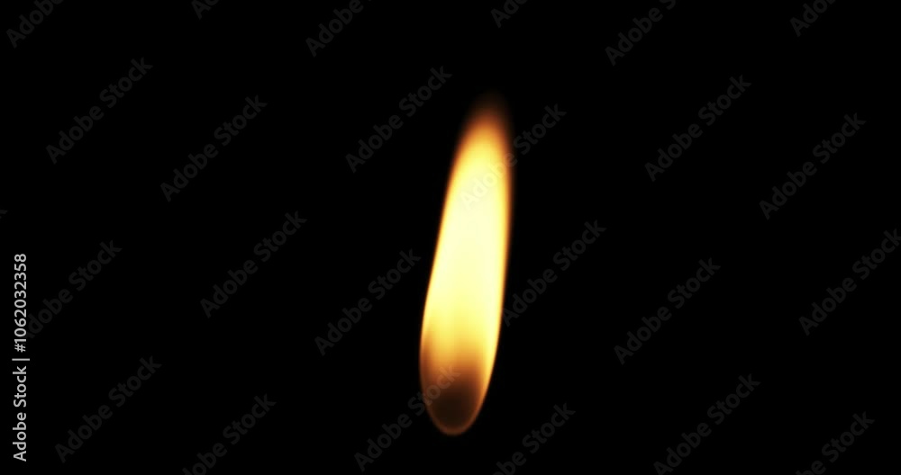 Romance candle fire flames lights effect on darkness backgrounds