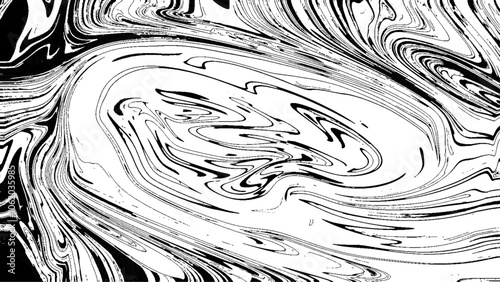 Beautiful abstract wallpaper. Marble texture. Black and white liquid texture. Hand drawn marbling illustration. Abstract vector background. Monochrome marble pattern.