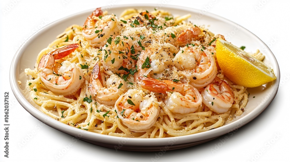 Delicious Shrimp Scampi Pasta Dish Delicious Shrimp Scampi Pasta Dish