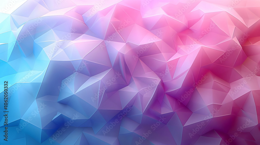 Abstract Background with Pink and Blue Polygonal Shapes Abstract Background with Pink and Blue Polygonal Shapes