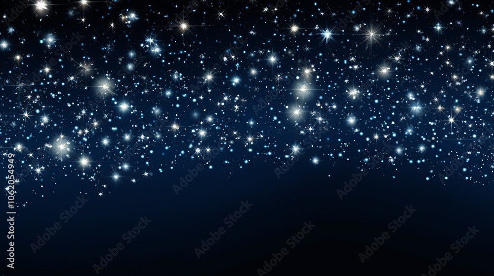 Obraz premium Christmas backgrounds with sparkling stars and rhinestone decorations.