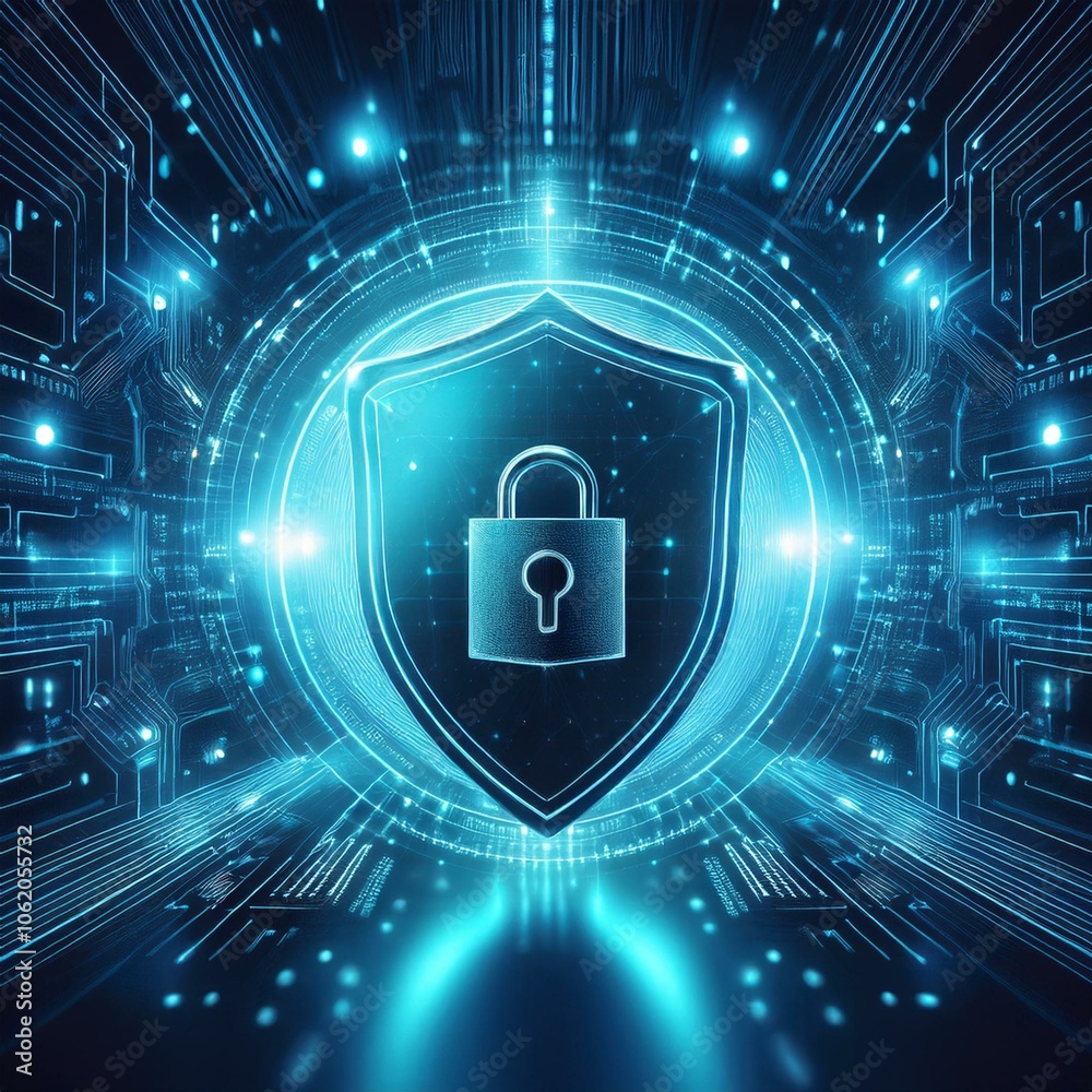 futuristic concept of cyber security data protection futuristic concept of cyber security data protection