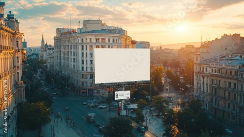 Blank white outdoor billboard on blue sky background with clipping path signboard, outdoor board mockup, billboard mock up for advertisement, adds presentation for companies, shops. 