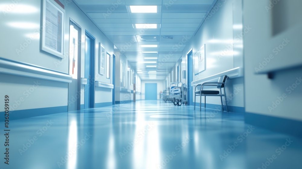 Hospital Corridor. Hospital Corridor.