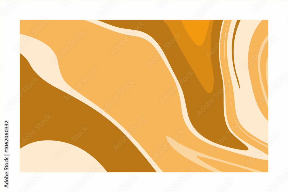 Fototapeta premium illustration of an background with orange, and brown color