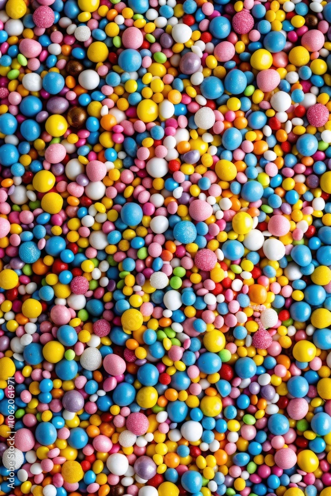 Assorted confectionery sweets with vibrant hues. Assorted confectionery sweets with vibrant hues.