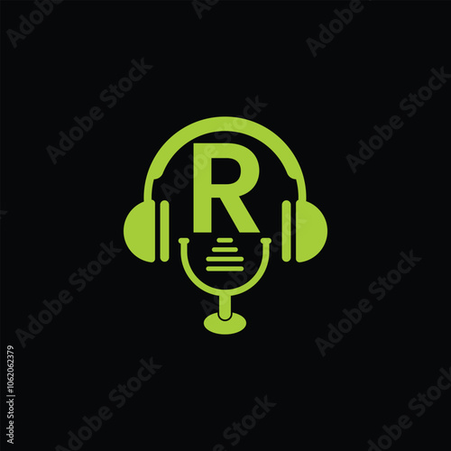 Audio Studio Logo With Letter R