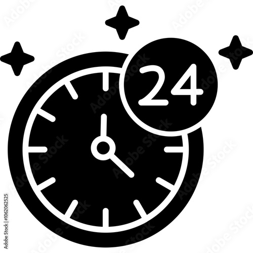 24 Hours Icon