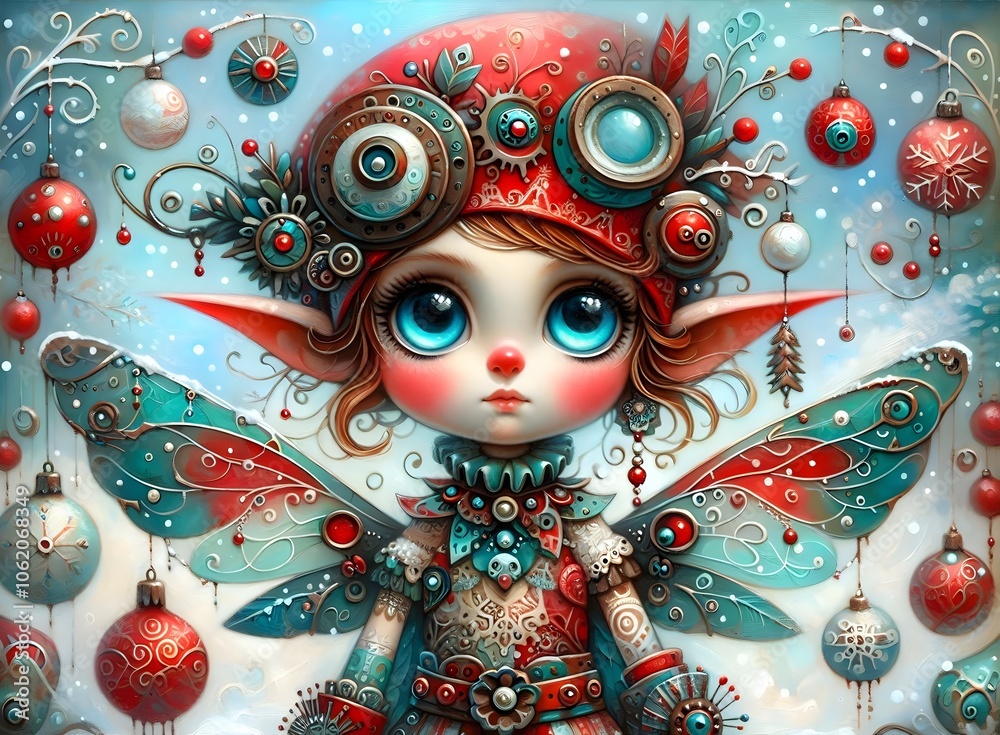 Fototapeta premium Duendecillos Navideños Mágicos