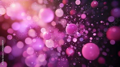 Abstract colorful particle purple background wallpaper