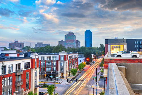 Fototapeta Naklejka Na Ścianę i Meble -  Lexington, Kentucky, USA Cityscape at Dawn