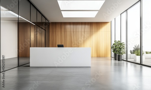 Modern Office Lobby.