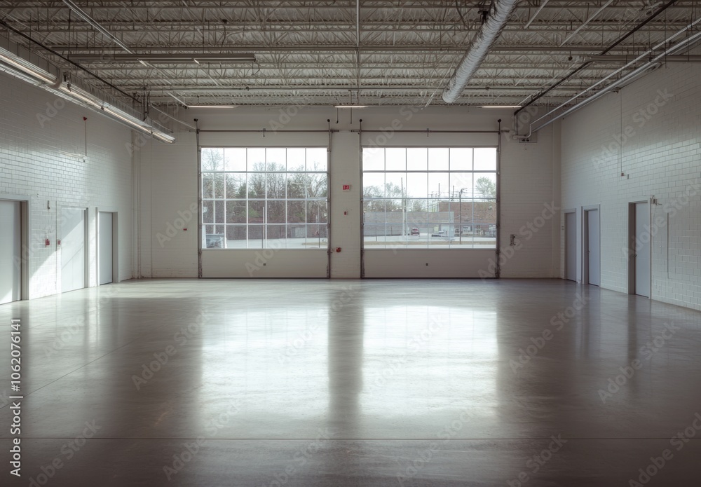 Empty Warehouse Space. Empty Warehouse Space.