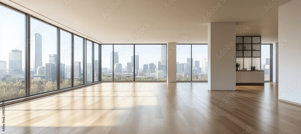 Modern Apartment View. Modern Apartment View.