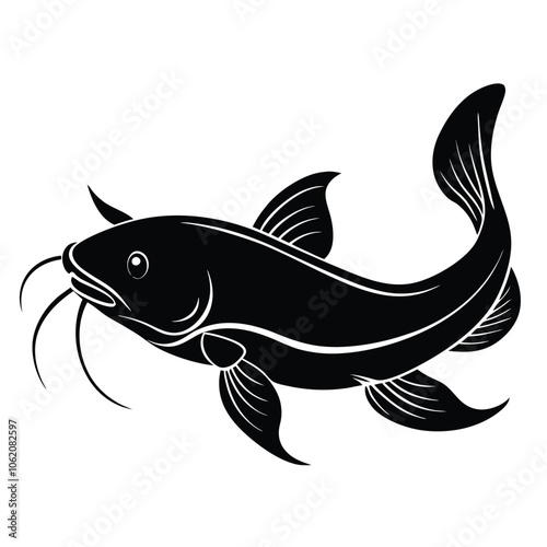 illustration of a cat fish