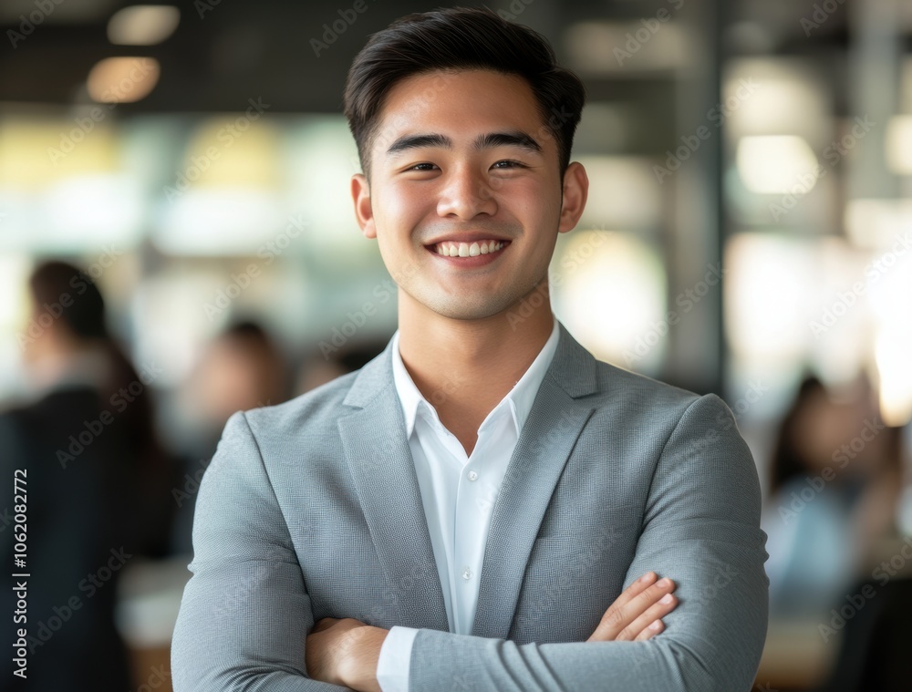 Confident Businessman.
