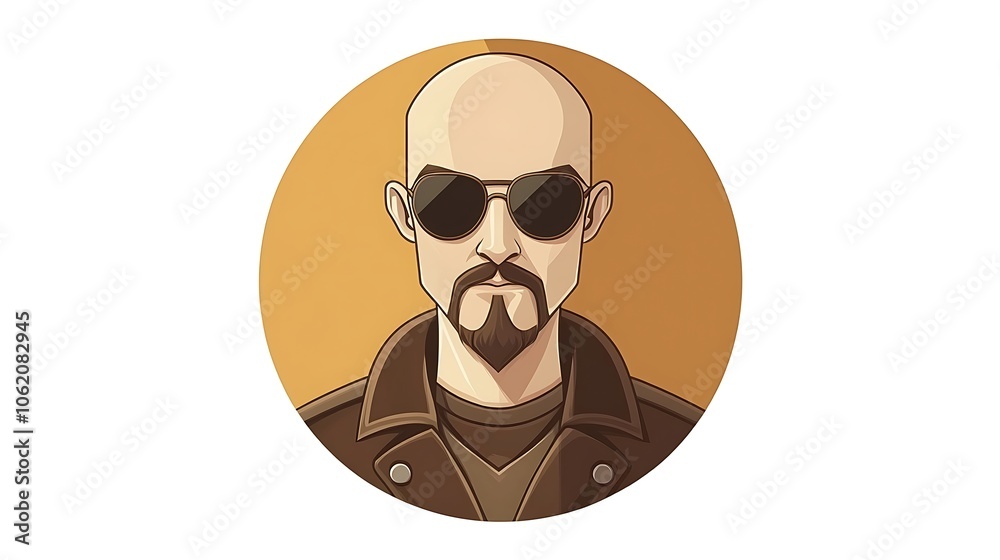 Round Profile Image of a Mysterious Influencer Round Profile Image of a Mysterious Influencer