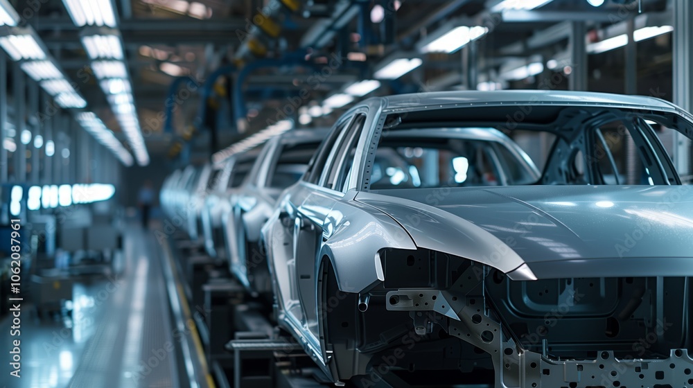 Modern Automotive Assembly Line Modern Automotive Assembly Line