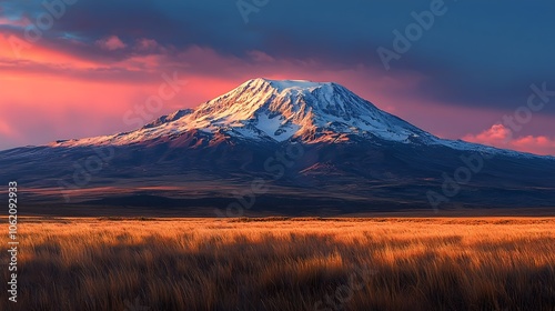 Majestic Sunrise at Mount Kilimanjaro in Tanzania