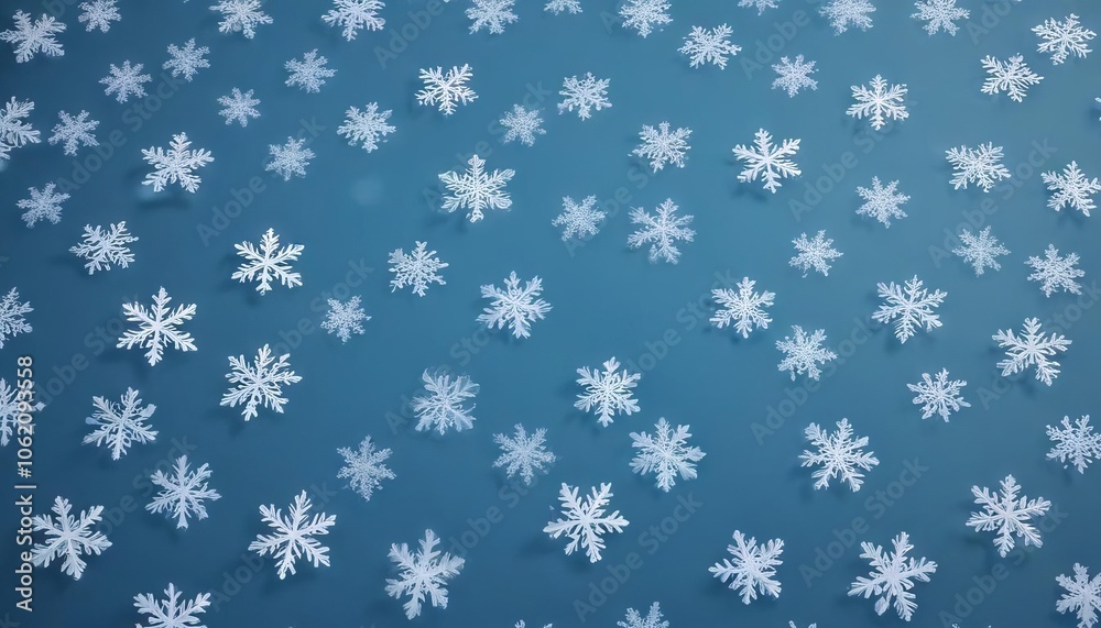 A seamless winter snowflake pattern for Christmas decoration A seamless winter snowflake pattern for Christmas decoration