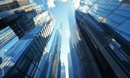 Wallpaper Mural Skyscrapers Reaching for the Sky Torontodigital.ca