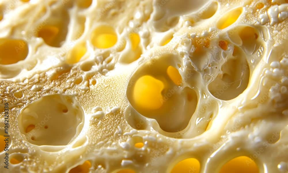 Close-up of Swiss Cheese Close-up of Swiss Cheese