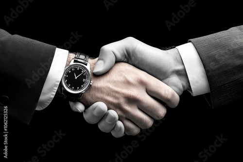 Politician subtly receiving a bribe in a handshake, capturing the covert and unethical influence of money in politics, symbolizing authority and mistrust