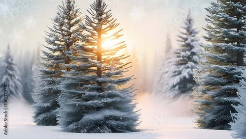 tree in winter landscapes