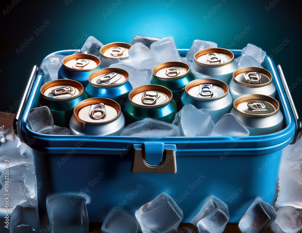 Getränkedosen eisgekühlt