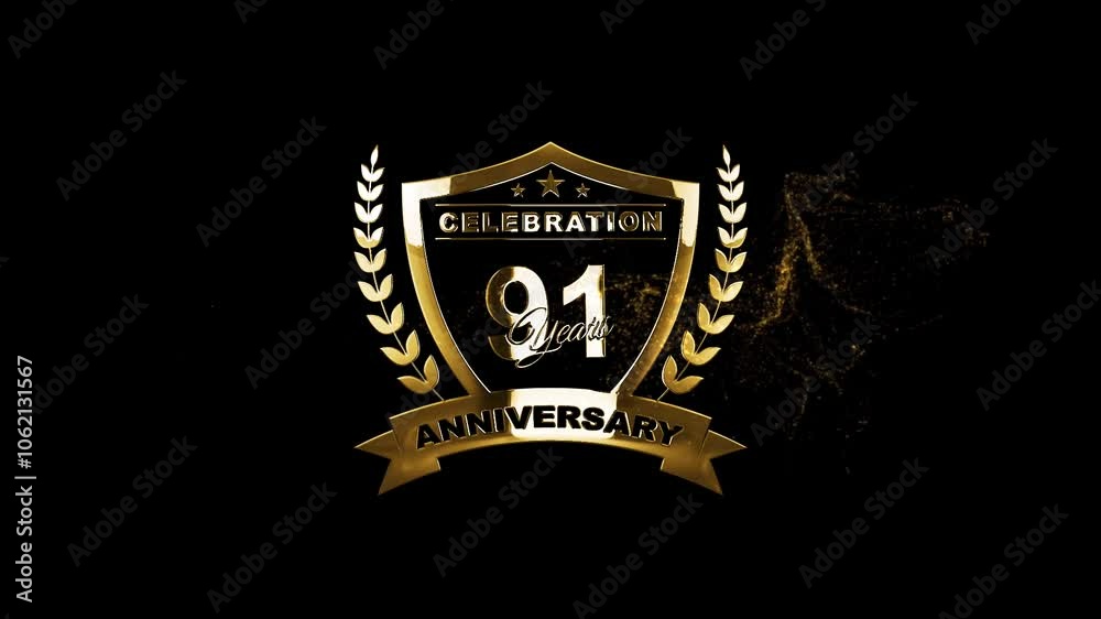 Celebrate 91th Happy Anniversary, Happy 91th Anniversary, Luxury 91 Years Happy Anniversary Motion Graphics Video, Royal Happy Anniversary Logo Animation, 91th Happy Marriage Anniversary Text Effects Celebrate 91th Happy Anniversary, Happy 91th Anniversary, Luxury 91 Years Happy Anniversary Motion Graphics Video, Royal Happy Anniversary Logo Animation, 91th Happy Marriage Anniversary Text Effects