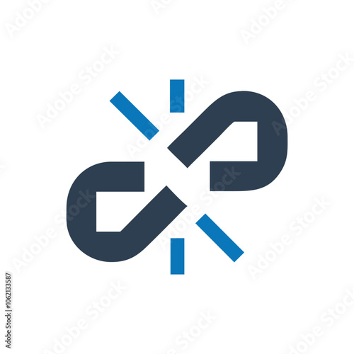 Unlink vector icon
