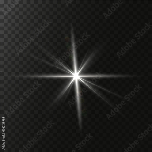 Sunlight, abstract special effect. Light effect set. Glowing isolated color transparent light effect set, lens flash, explosion, glitter, glitter, glitter, dust, line, solar flare, glitter and stars
