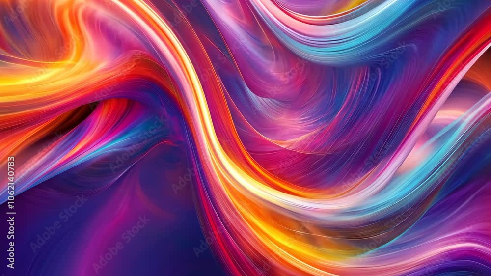 A vibrant abstract design with swirling colors of red, orange, yellow, blue, and purple A vibrant abstract design with swirling colors of red, orange, yellow, blue, and purple