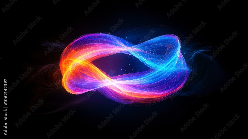 Vibrant Swirls of Light in Motion Vibrant Swirls of Light in Motion