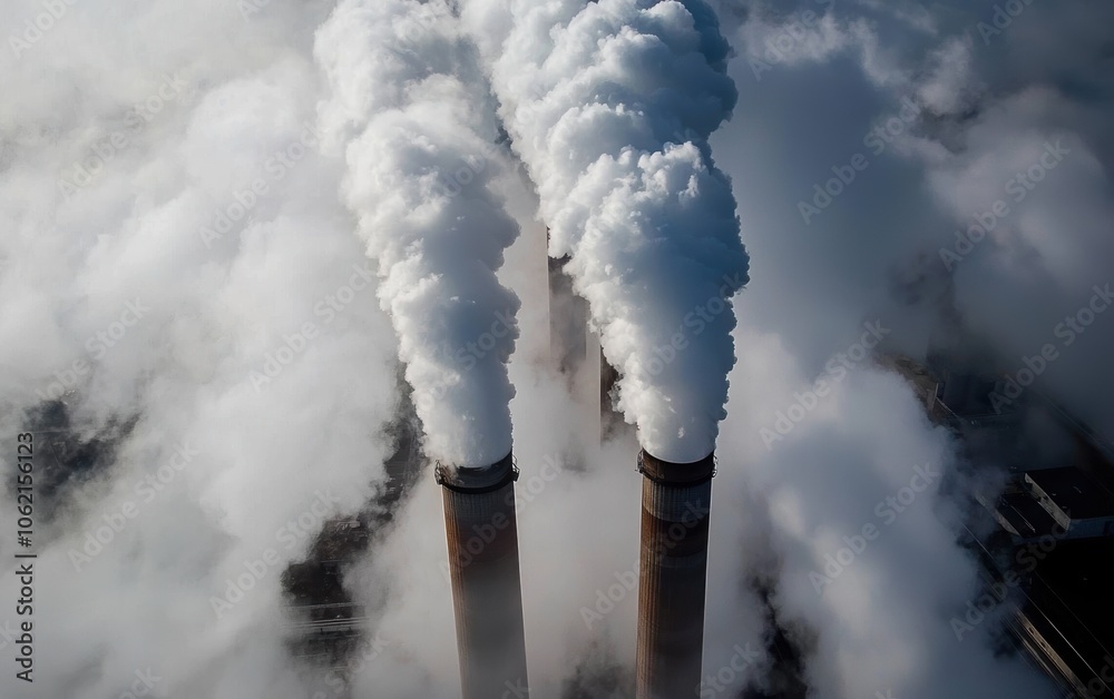 Solar energy juxtaposed with polluting smokestacks, highlighting the choice between sustainable power and environmental harm Solar energy juxtaposed with polluting smokestacks, highlighting the choice between sustainable power and environmental harm