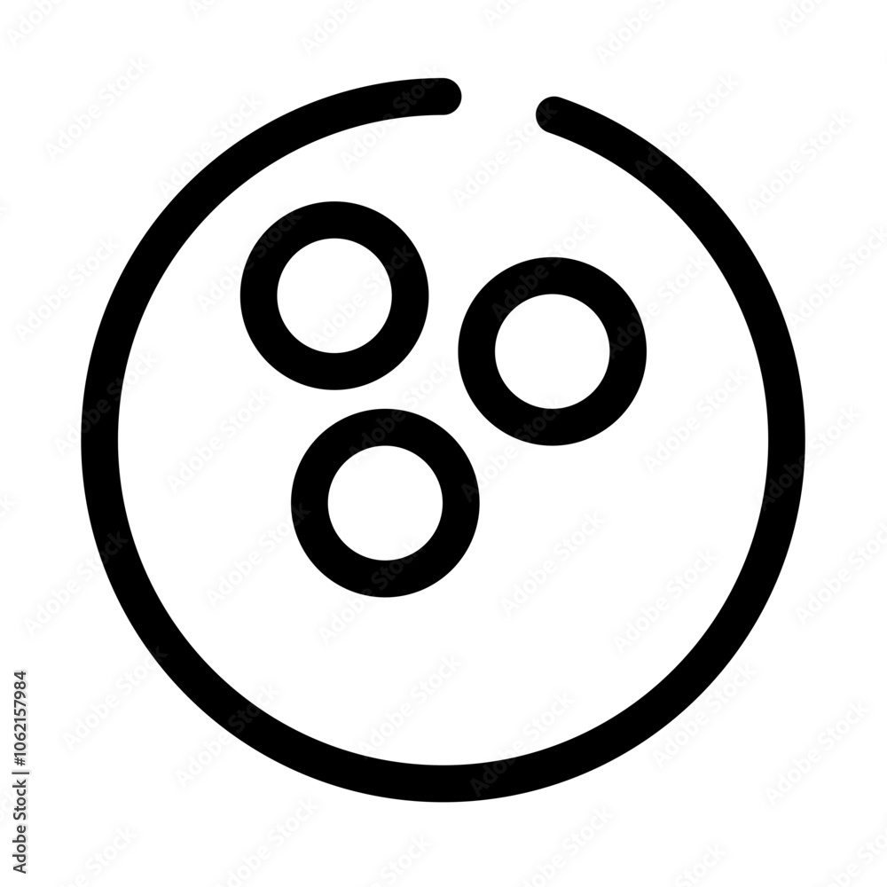 Bowling symbol - modern sports icon symbol Bowling symbol - modern sports icon symbol