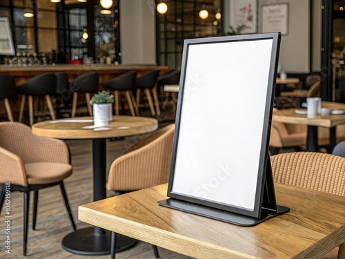 Wallpaper Mural restaurant table in a sign generative ai Torontodigital.ca