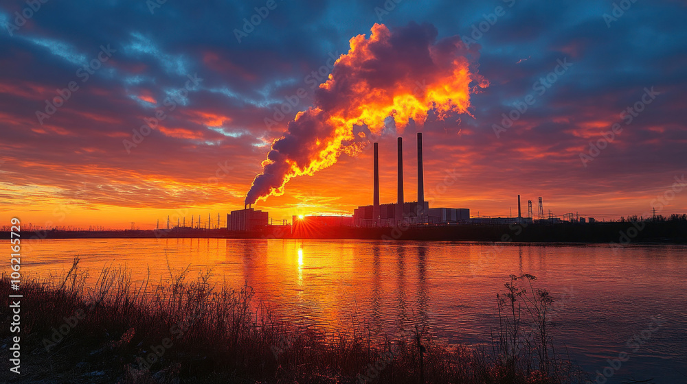 modern waste-to-energy plant with smoke-free chimneys, converting waste into clean energy, advanced waste management modern waste-to-energy plant with smoke-free chimneys, converting waste into clean energy, advanced waste management