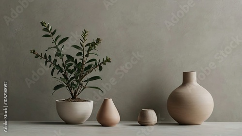 vase with flowers generative ai