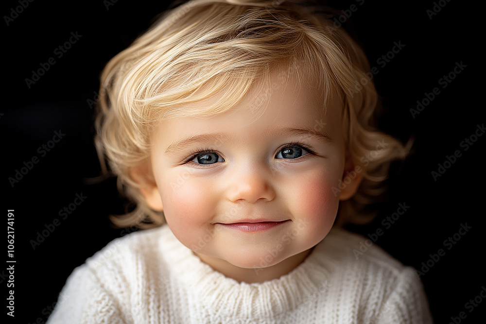 portrait of an white little boy with a smile portrait of an white little boy with a smile