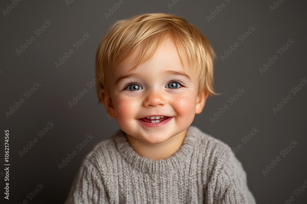 portrait of an white little boy with a smile portrait of an white little boy with a smile