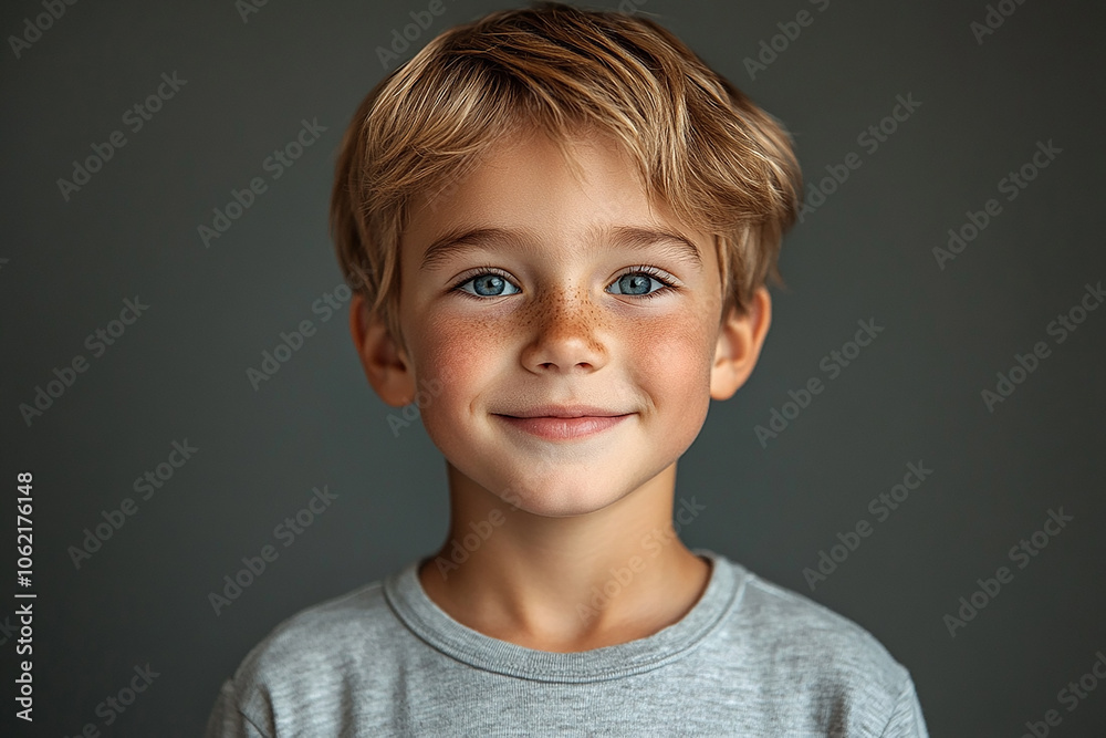 portrait of an white little boy with a smile portrait of an white little boy with a smile