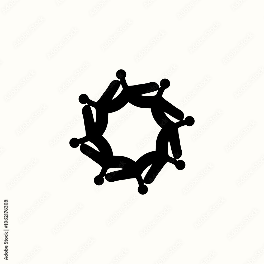Circle vector logo template design . Circle icon silhouette Circle vector logo template design . Circle icon silhouette