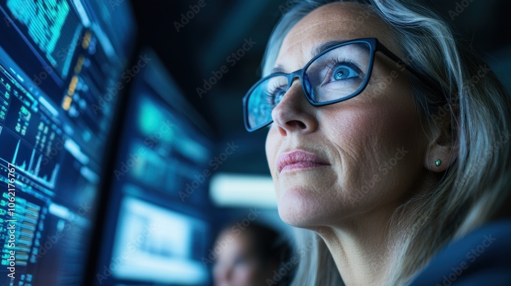 Business team in a video conference, collaborating remotely and discussing strategies, representing the modern dynamic of virtual teamwork Business team in a video conference, collaborating remotely and discussing strategies, representing the modern dynamic of virtual teamwork